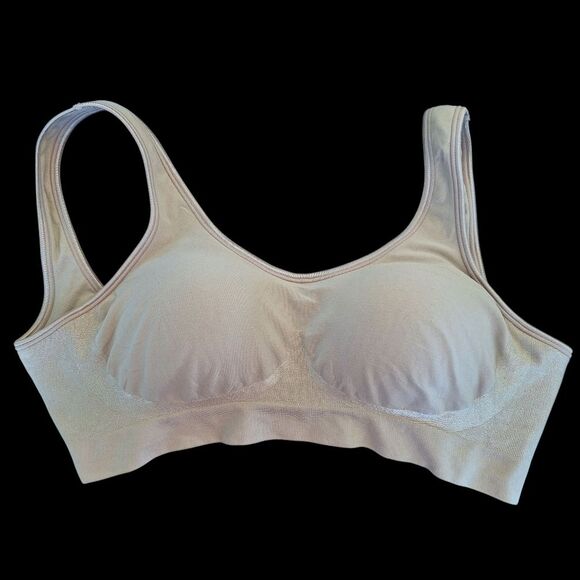Bali Comfort Revolution Bra ComfortFlex Fit Seamless Shaping Wireless L Nude - Picture 2 of 12